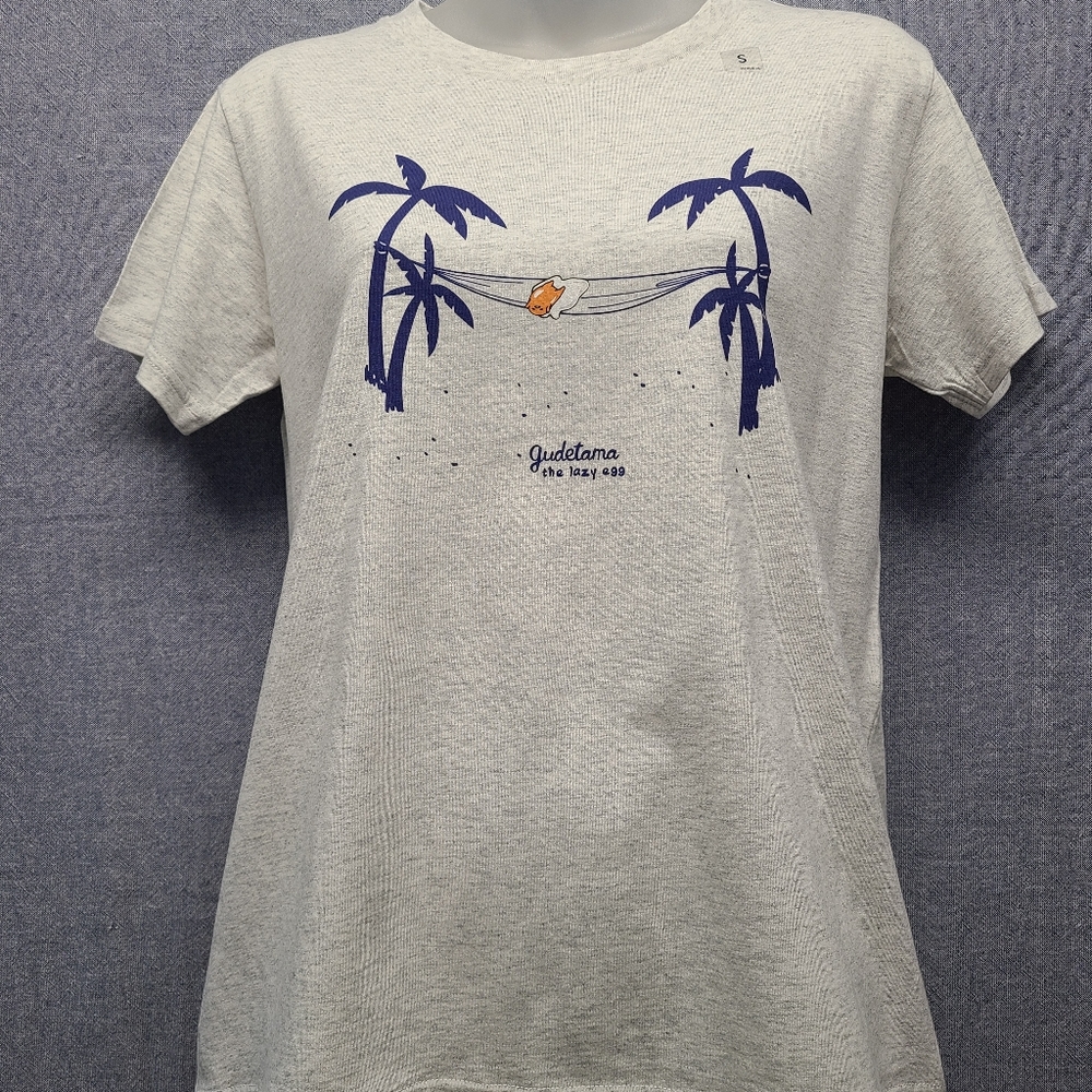 Gudetama The Lazy Egg Guderrelaxation T-Shirt (Small) NWT